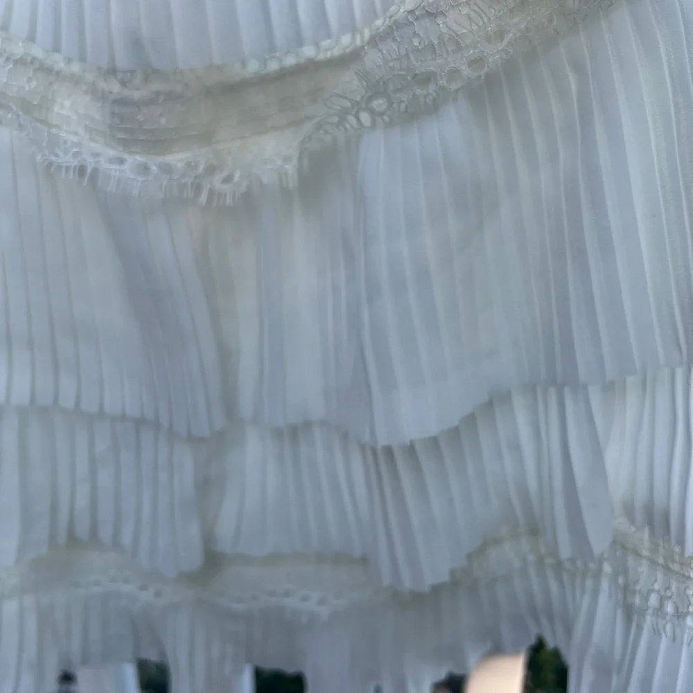 ORI White Pleated Skirt Size 36 - Picture 2 of 8